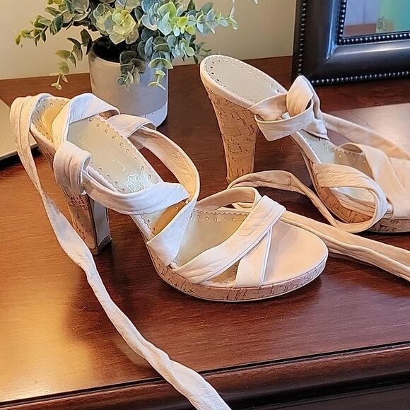 ESP faux leather wrap sandals - Picture 5 of 10